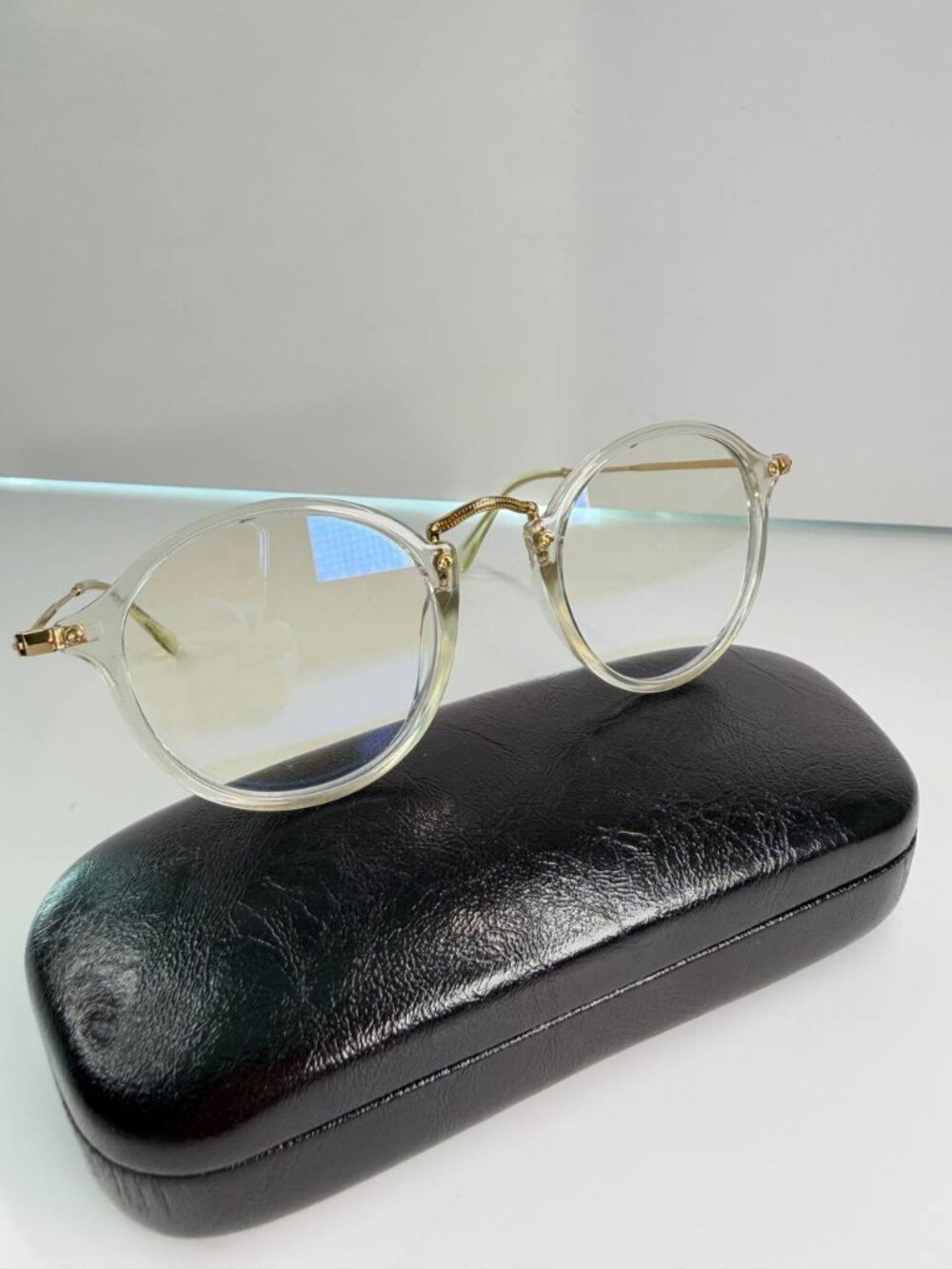 Jim Halo Round Eyeglasses – Size 49-22-142